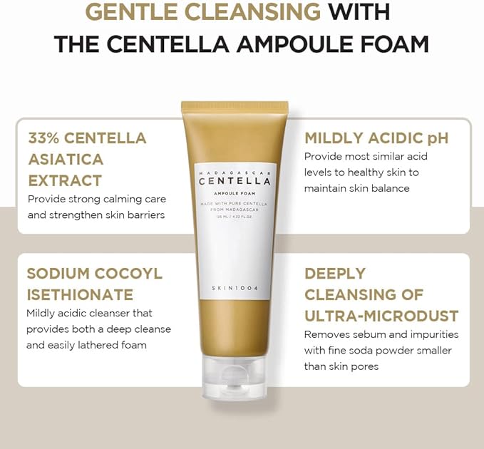 SKIN1004 Madagascar Centella Ampoule Foam 125ml - Soul Skinessential