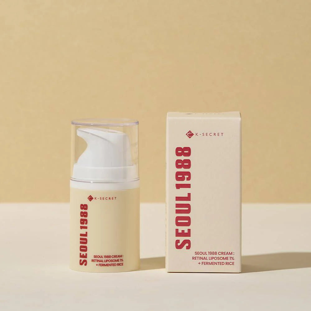 KSECRET SEOUL 1988 CREAM: Retinal Liposome 1% + Fermented Rice 50mL